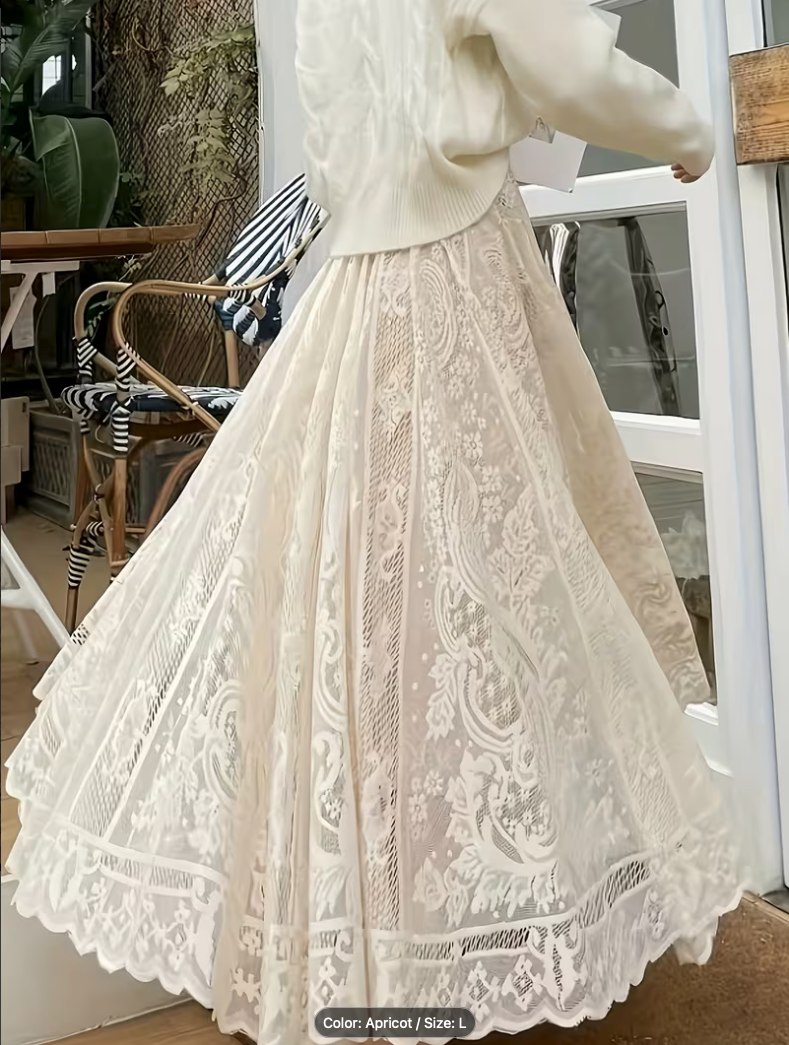 Fund i Gjatë me Dantellë – Elegant Antonela's Flavours