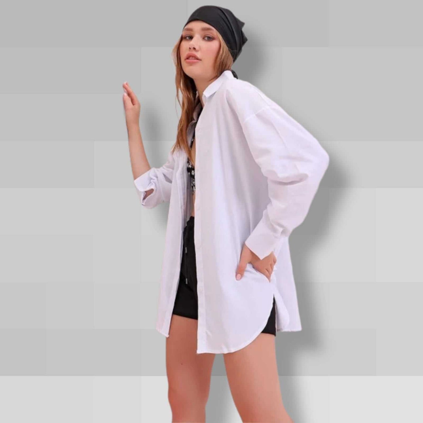 KemisheKëmishë TrendyolTrendyolKëmishë Trendyol vjen me një model vërtet të veçant. Model oversize dhe prerje klasike. Komod falë materialit me cilësi te lartë.