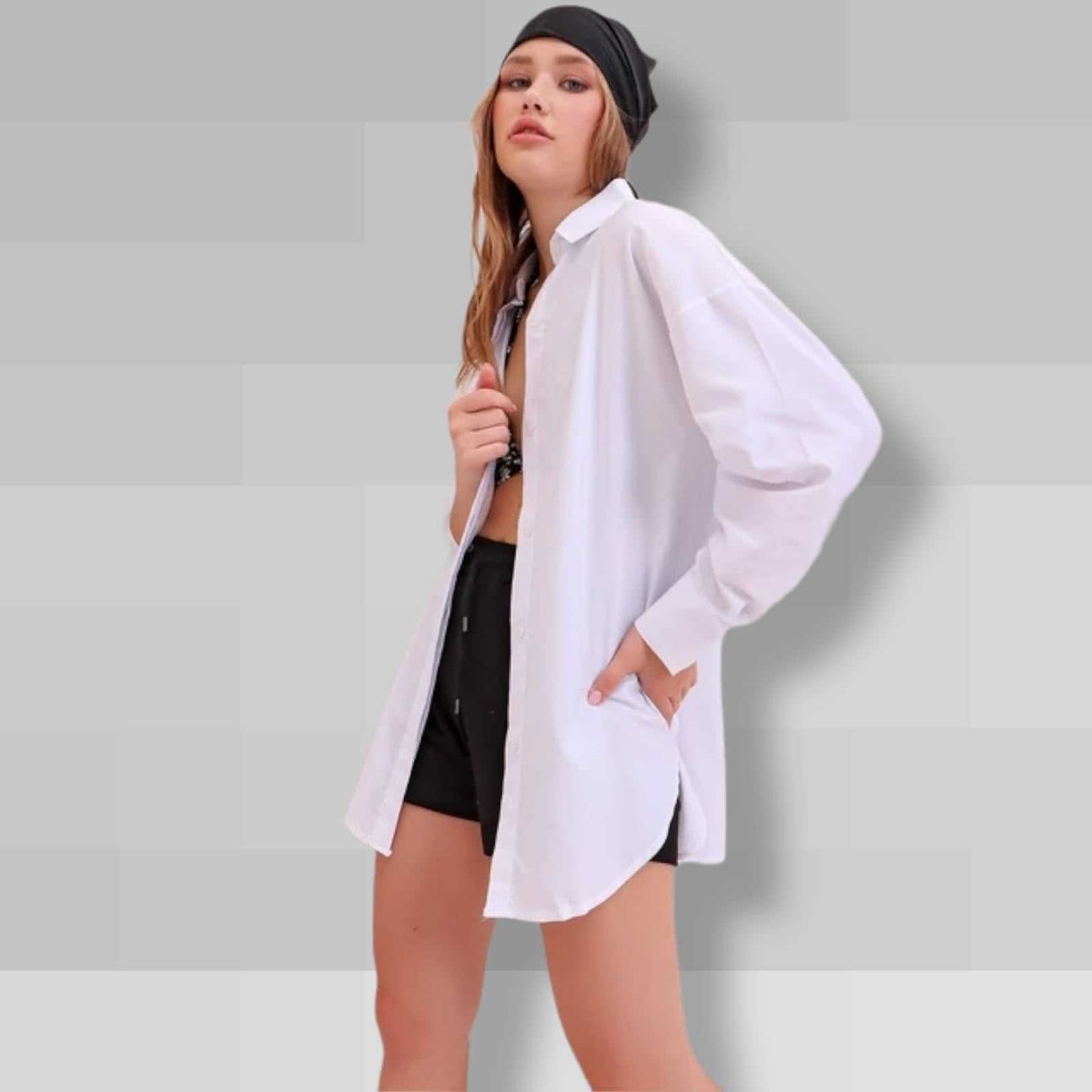 KemisheKëmishë TrendyolTrendyolKëmishë Trendyol vjen me një model vërtet të veçant. Model oversize dhe prerje klasike. Komod falë materialit me cilësi te lartë.
