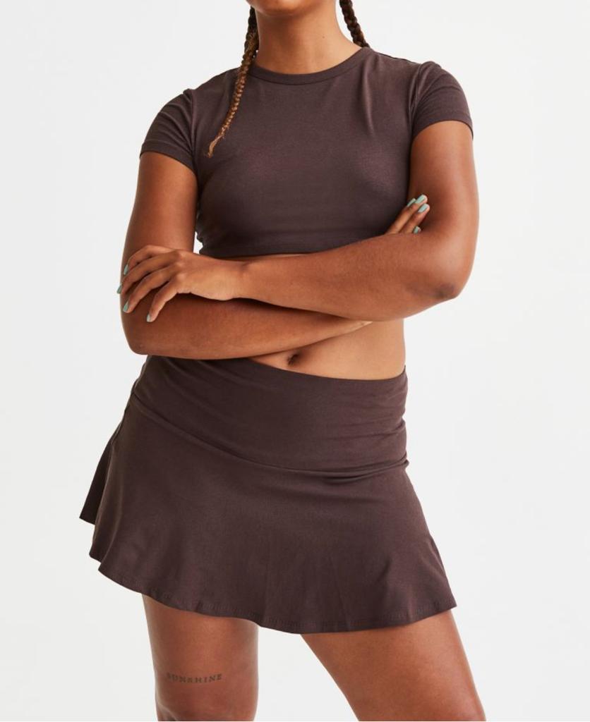 FundFund H&MH&MFund H&M i shkurtër pambuku Jersey me pala. Sportiv, trendy.
Komod falë materialit me cilësi te lartë.
