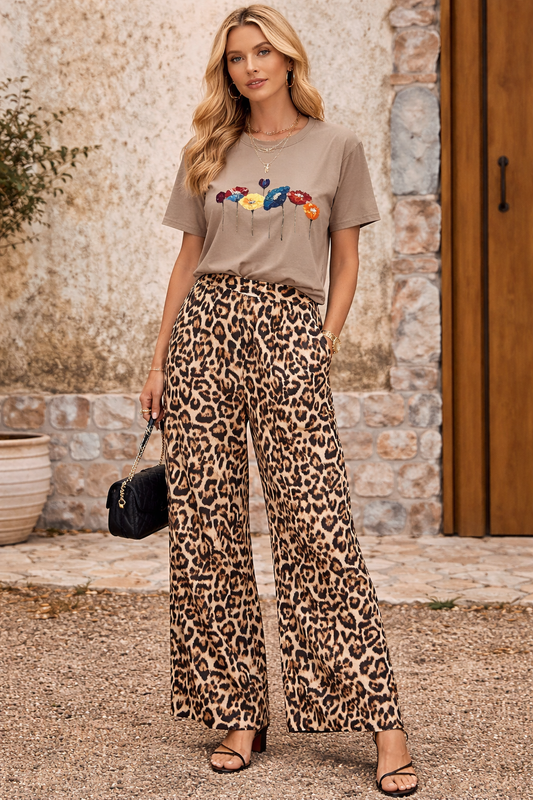 100% Cotton Artistic Print T-Shirt – T-Shirt Veror me Dizajn Floral | Antonela’s Flavours