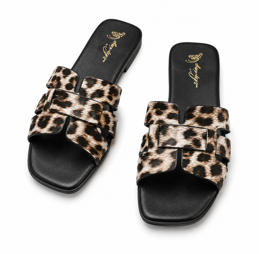 Shapka me print leopard AF
