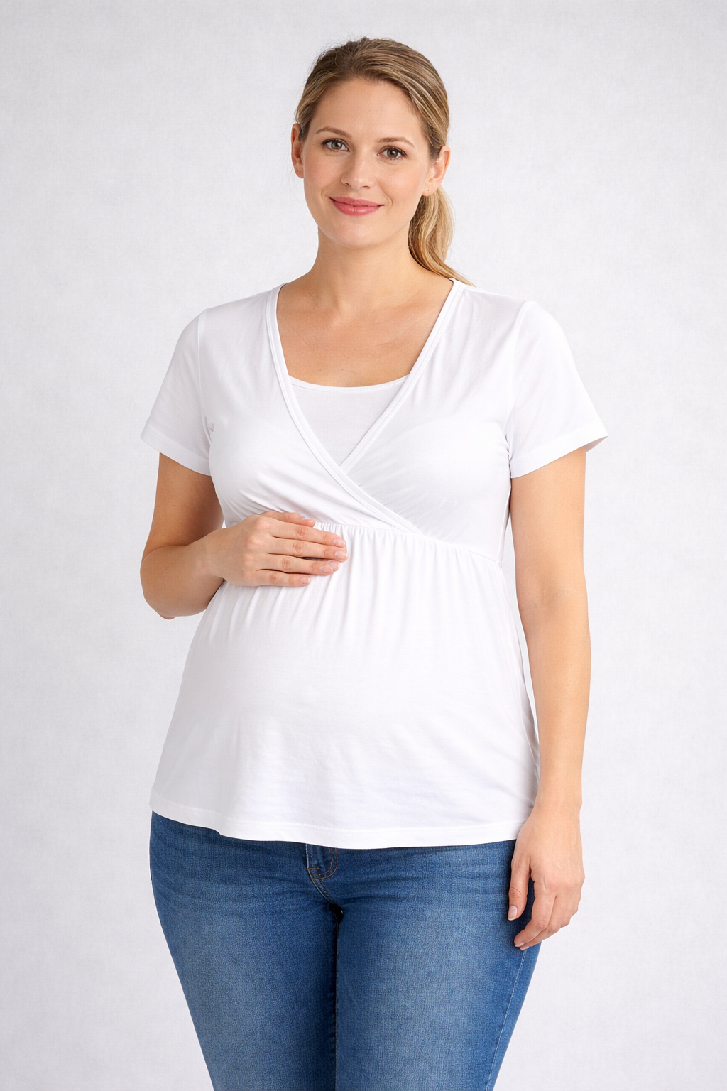 Bluzë Wrap për Shtatzëni – neun9monate