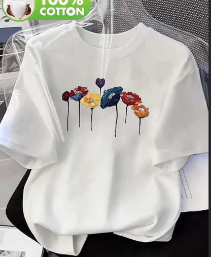 T-Shirt Veror me Dizajn Floral |"AF"