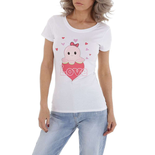 T-shirtT-Shirt Glo StoryGlo StoryT-Shirt Glo Story vjen me një model vërtet të veçant. Një ngjyrëshe (e bardhë) dhe me shkrim "Love me zemër" te stampuar. Komod falë materialit me cilësi te lartë.